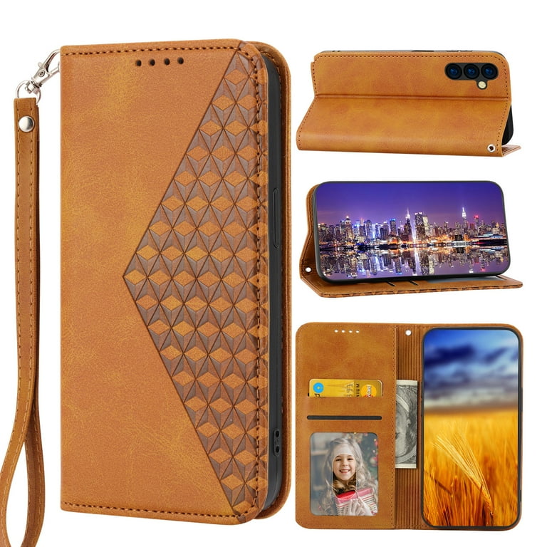 Tarise for Samsung Galaxy A14 Flip Cover, Luxury PU Leather