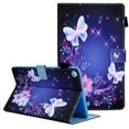 thumbnail image 1 of Tarise for Samsung Galaxy Tab A8 10.5 inch Tablet Case, X200 Cover, PU Leather Auto Wake/Sleep Pen Holder Shockproof Anti-Scratch Slim Stand Case Cover for Samsung SM-X200/X205/X207, Butterfly, 1 of 7
