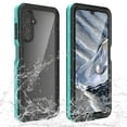 thumbnail image 1 of Tarise Waterproof Cover Case for Samsung Galaxy A14 5G, Built-in Screen Protector Dustproof Snowproof Hand Strap 360 Degree Full Protection TPU PC Hybrid Clear Outdoor Case for Samsung A14 5G, Blue, 1 of 12