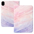 thumbnail image 1 of Tarise iPad 10th Generation Case 2022, iPad 10.9 inch Cover Case for Women Girls, [Marble Map Series] PU Leather Shockproof Auto Wake/Sleep Slim Smart Cover for iPad 10th Gen 10.9", Pink Purple Map, 1 of 6