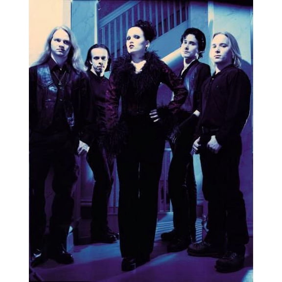 Tarja Turunen Nightwish Poster 16in x 24in 16x24 Multi-Color Square Adults Western Graphic