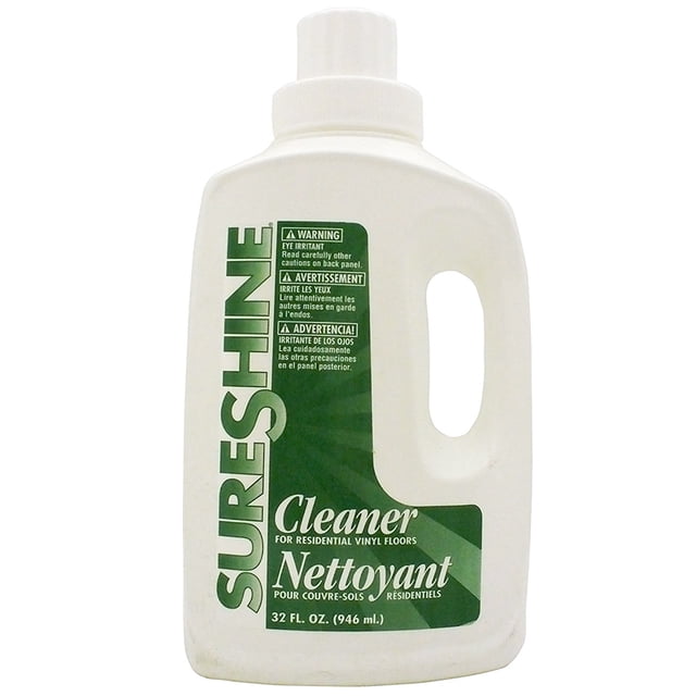 Tarkett Sure Shine Liquid Cleaner for Residential Vinyl and Tile Floors ...