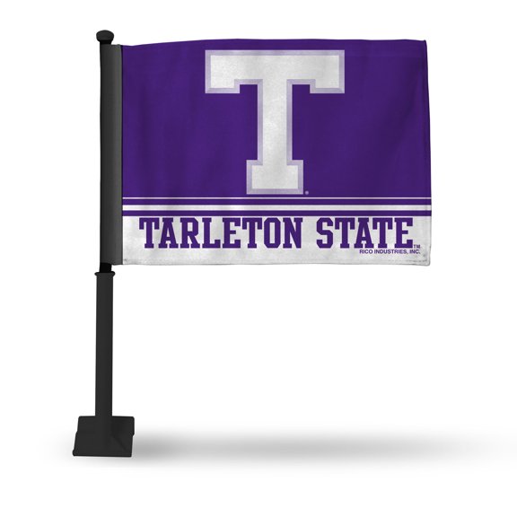 Tarleton State NCAA Texans Double Sided Window Mount 11x14 Car Flag