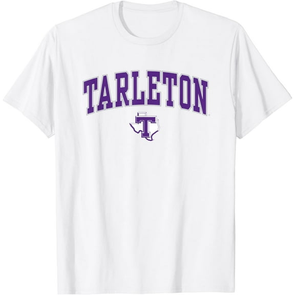 Tarleton State Texans Arch Over White Officially Licensed T-Shirt