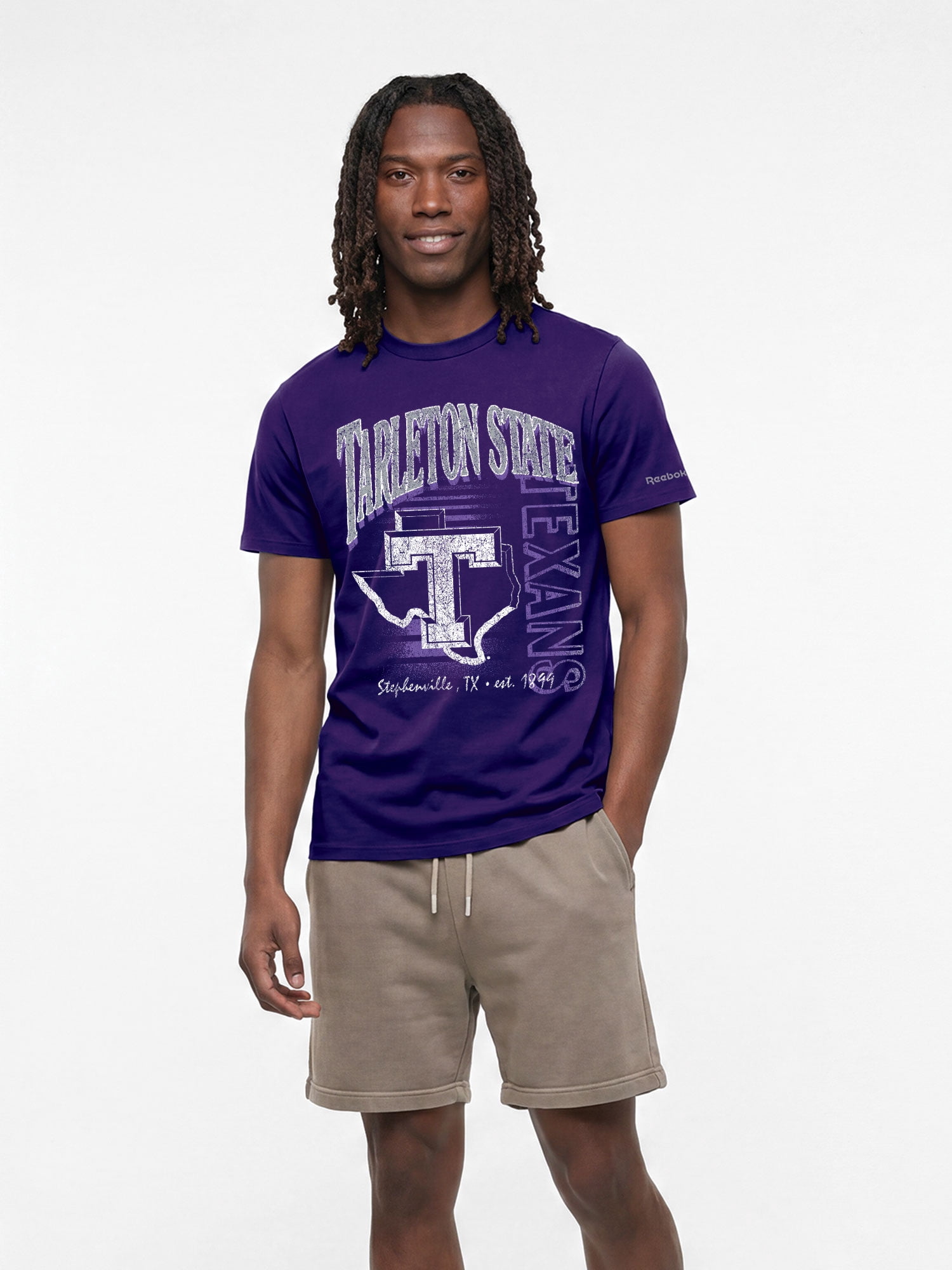 Tarleton State Texans Reebok Mens Crew Neck Short Sleeve T-Shirt
