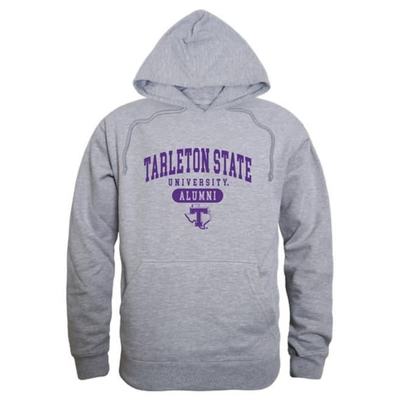 Tarleton State University Texans Alumni Hoodie, Heather Grey - Extra Large
