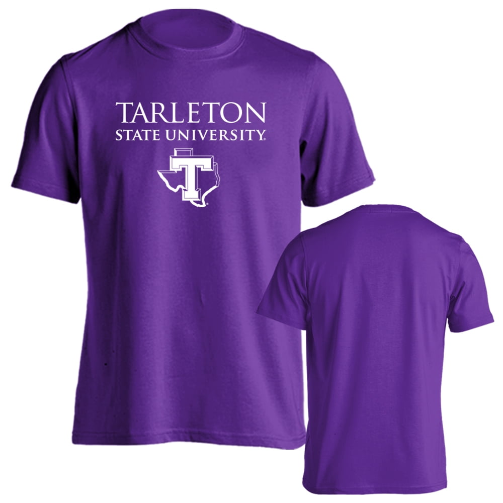 Tarleton Power T Tarleton State University Texans Classic Arch with Mascot Short Sleeve ...