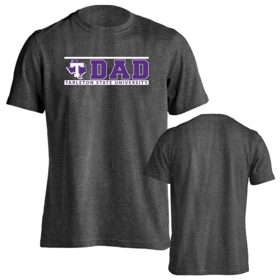 Tarleton State University Texans Dad Proud Parent Short Sleeve T-Shirt