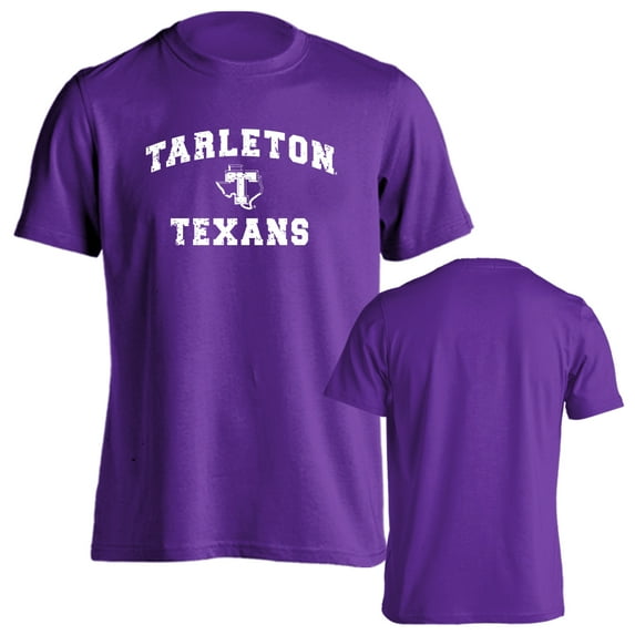 Tarleton State University Texans Distressed Retro Short Sleeve T-Shirt