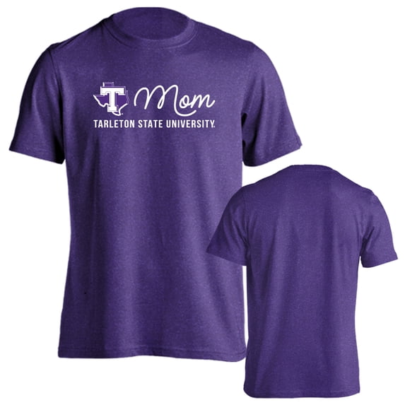 Tarleton State University Texans Mom Proud Parent Short Sleeve T-Shirt