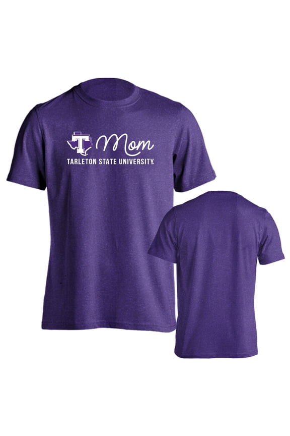 Tarleton State University Texans Mom Proud Parent Short Sleeve T-Shirt