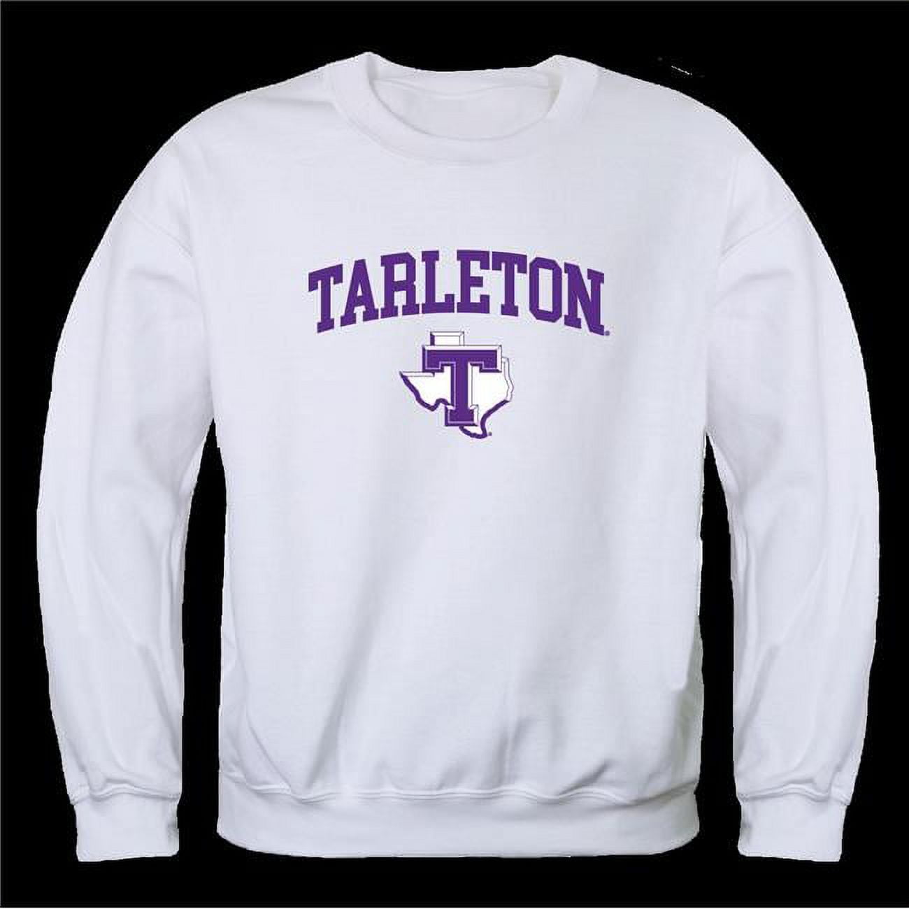 Tarleton State University Texans Seal Crewneck Sweatshirt White 2XL Walmart