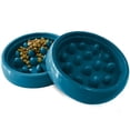 thumbnail image 1 of Tarli Slow Feeder Dog Bowl (2 Pack - Blue) for All-Sized Flat Face and Long Nose Dogs, 1 of 6