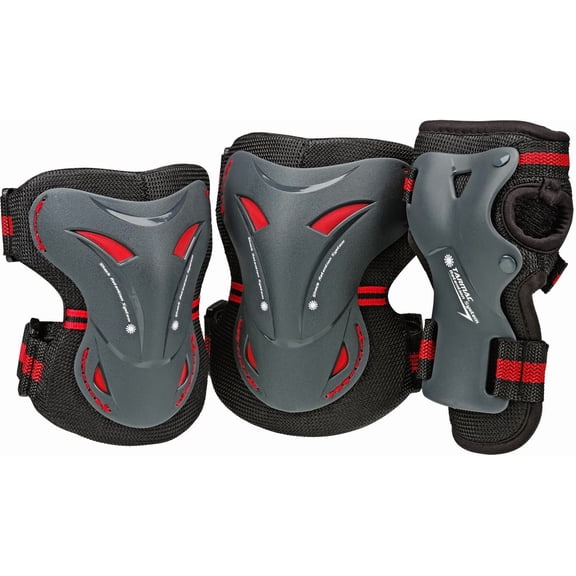 Tarmac Knee/Wrist/Elbow Guards Tri Pack, Adult