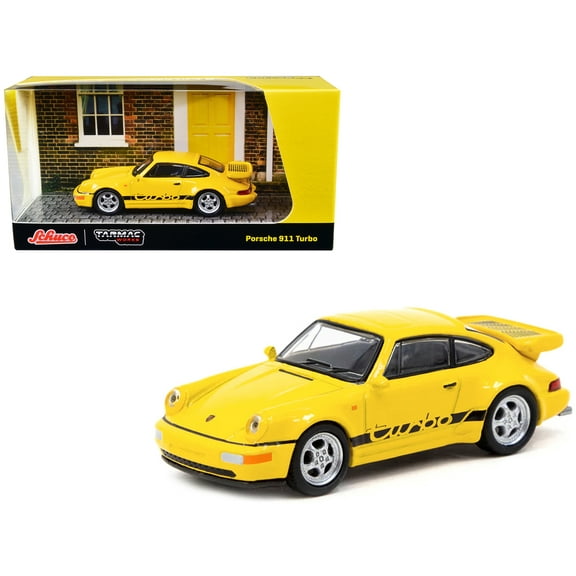 Tarmac Works Schuco Porsche 911 Turbo - Yellow