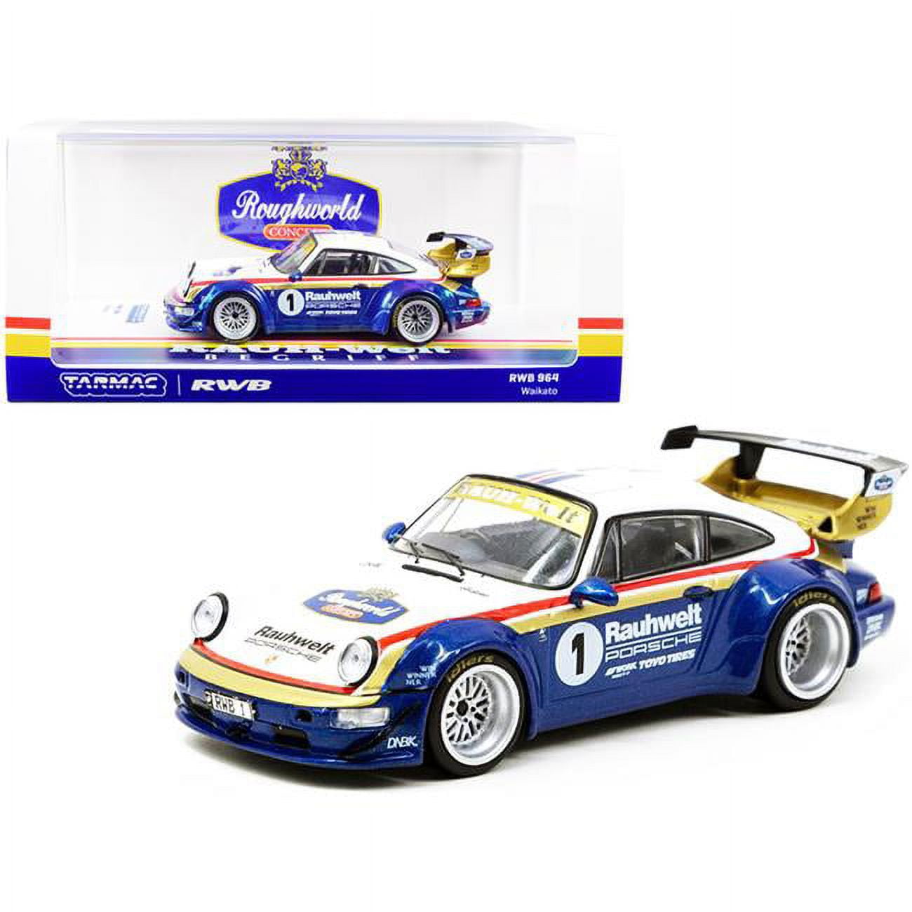 Tarmac Works Porsche RWB 964 Waikato Right Hand Drive No.1 White