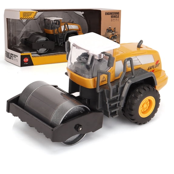 Chmadoxn 1:55 Simulation Construction Engineering Truck Toys, Sandbox Excavator Toy Trucks Construction Truck Toys Vehicles Bulldozer Road Roller Toy Christmas Birthday Gifts for 3 4 5 6 7+ Year