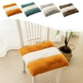 thumbnail image 1 of Tarmeek 17x17 Fluffy Chair Pads, Super Soft Thick Cushion for Wooden and Plastic Chairs, Warm Seat Cover for Winter, Perfect Winter Desk Plush Seat Cushion for Students and Home, 1 of 8