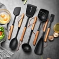 thumbnail image 1 of Tarmeek 1PCS Silicone Spatula, Food Grade Spatula Silicone Heat Resistant, Upgrade Strong Handle with Ergonomic Grip, Heat Resistant Up to 600°F Silicone Spatula for Nonstick Cookware, Cooking, 1 of 4