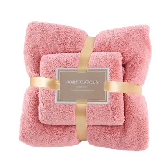 Tarmeek 2 Piece Microfiber Quick Dry Towels Set:1 Bath Towel and 1 Hand Towel Set Super Soft Plush Highly Absorbent
