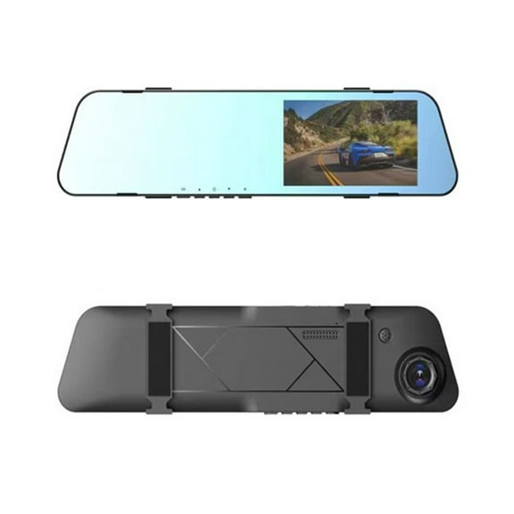 Tarmeek 3 Channel Dash Cam Front Rear Inside, 1080P HD Touch Screen Triple Lens Dash Camera for Cars, WiFi GPS Night Vision Parking Mode, 4.5 Inch Rearview Mirror Backup Camera