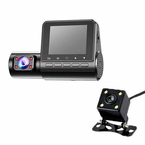 Tarmeek 3 Lens Dash Cam Front and Rear and Inside, 4K UHD Triple Dashboard Camera Car Recorder with Night Vision, Wide Angle, Loop Recording, 24H Parking Monitor, G-Sensor, Backup Camera for Vehicles