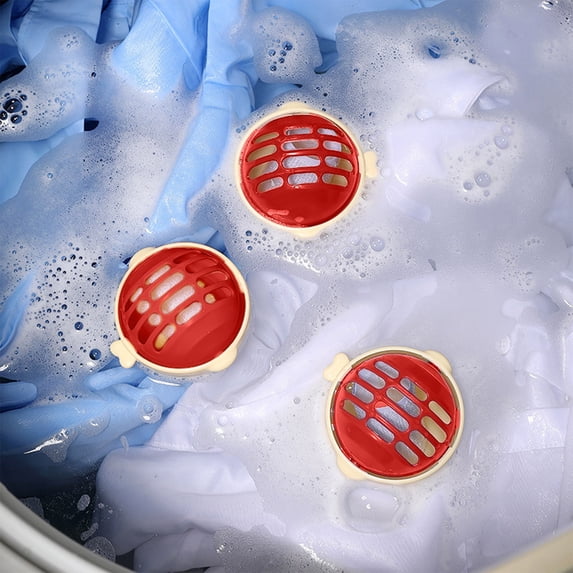 Tarmeek 3 Pcs Multi-Function Laundry Balls, Reusable Dryer Balls for Lint Removal, Wrinkle Reduction & Faster Drying, Protect Clothes & Reduce Lint in Washer Dryer