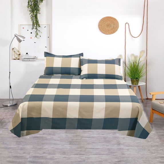 Tarmeek 3 Piece Sheet Set - Twin Size Brushed Microfiber Bed Sheets Set - Soft Breathable Bedding Set with Deep Pocket - Machine Washable - Easy Care - for Adults Teens Kids Dorm Room