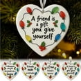 thumbnail image 1 of Tarmeek 4Pack Heart-Shaped Sea Glass Friendship Decor, Friendship Heart Ornaments, Timeless Friendship Heart Keepsake for Christmas Tree Hanging Decorations, Sea Glass Art for Best Friends, 1 of 9