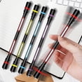 thumbnail image 1 of Tarmeek 5 Pcs Spinning Pen Rolling Finger Rotating Gaming Trick Pen Mod with Tutorial No Refill Stress Releasing Brain Training for Valentine's Day Adults Office Supplies Gifts, 1 of 7