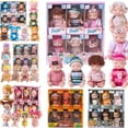 thumbnail image 1 of Tarmeek 6Pcs Baby Dolls with Clothes, 3.5 Inch Cute Baby Doll Gifts for Kids,Realistic Reborn Small Baby Dolls Pretend Play Toys for Toddlers Girls 1-3 3-5 5-7 Christmas Birthday Gift Clearance, 1 of 7