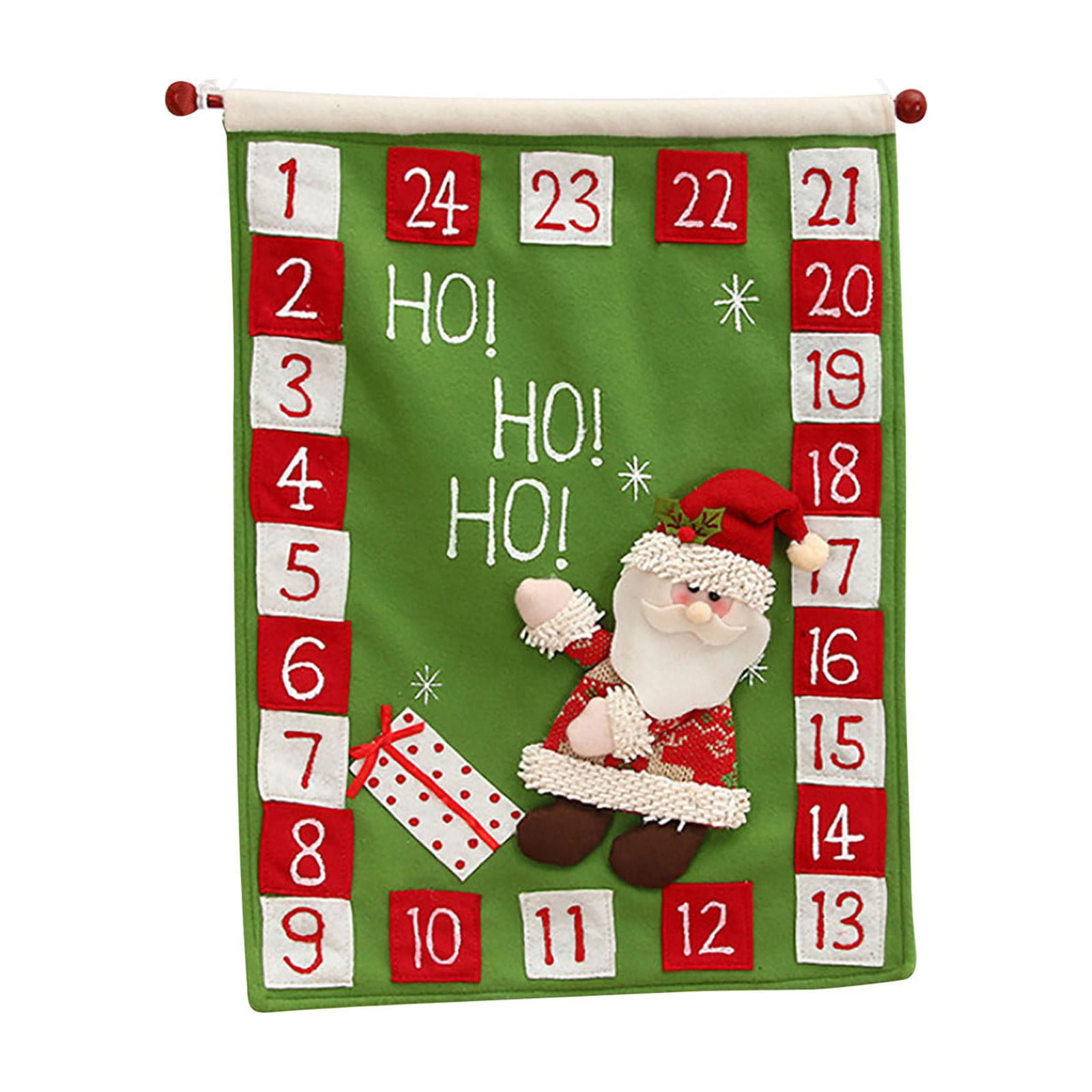 Tarmeek Advent Calendar 2023 Christmas Countdown Calendar Ornaments Hanging Santa Claus Calendar