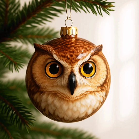 Tarmeek Animals Christmas Ball Ornaments for Xmas Christmas Tree, Cute Animals Ball Pendant, Shatterproof Christmas Tree Decorations Hanging Ball for Holiday Party Christmas Decoration
