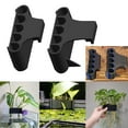 thumbnail image 1 of Tarmeek Aquarium Plant Holder Rack for Fish Tank Border, Hydroponic Plant Cultivation Rack with Hooks and Suction Cups for Pothos Water Plants, Easy Installation Aquascaping Accessory, 1 of 5