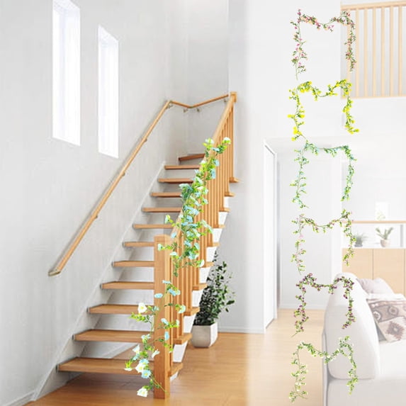 Tarmeek Artificial Daisy Sunflower Vine, 82.68 Inch Hot Pink Fake Flower Garland with Leaves, Realistic Simulation Vines for Indoor Ceiling Wall Wedding Party Backdrop, No Maintenance Needed