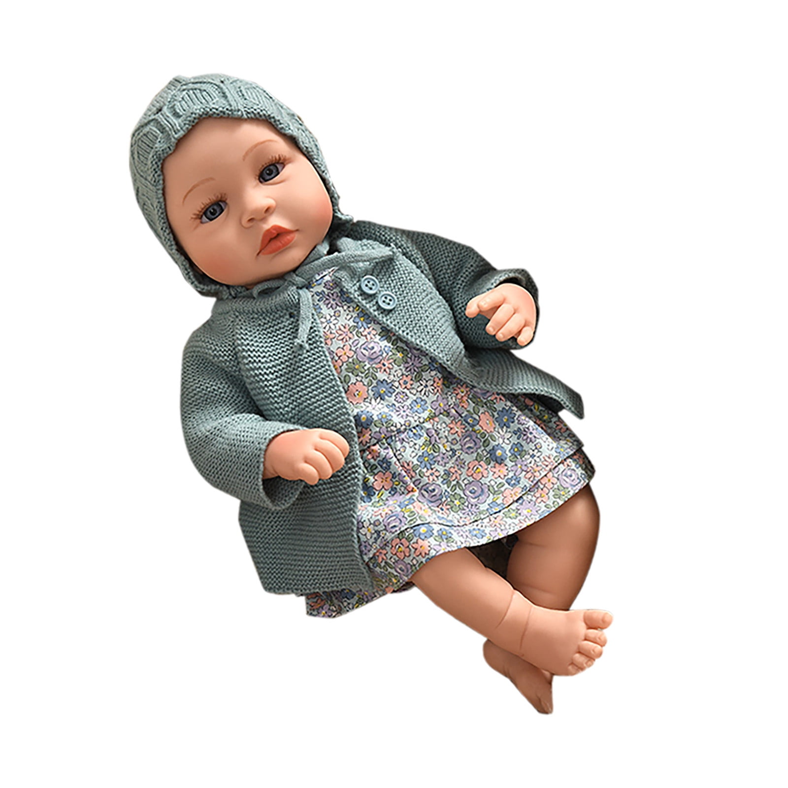 Tarmeek Reborn Baby Doll with Clothes for 18 Month+ Toddlers, 17.7Inch Realistic Vinyl Doll Simulation Doll Toys for 3 4 5 Year Old Girls and Boys, Birthday Christmas Gifts for Kids