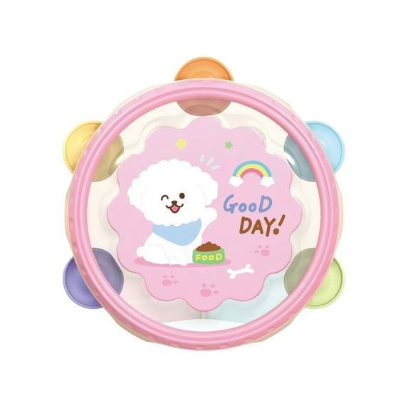 Tarmeek Baby Toys Hand Held Tambourine Drum for 6-9-12 Month Toddlers, Bell Jingles Percussion Educational Drum Instrument Infant Toys Christmas Birthday Presents for Boys Girls Age 1 2 3 Years Old