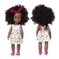 thumbnail image 1 of Tarmeek Black Dolls 13.78in American African Girl Baby Doll for Kids Aged 2 3 4 5 6 7 Years Play Doll Reborn Baby Toy Doll - Life Size Soft Adjustable Perfect for Birthday - on Clearance, 1 of 3