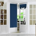 thumbnail image 1 of Tarmeek Blackout Door Curtain - Window Door Shades Thermal Insulated Light Block French Door Curtain Tie up Shades Energy Efficient Double Door Blind for Living Room Bedroom Porch, 1 of 6