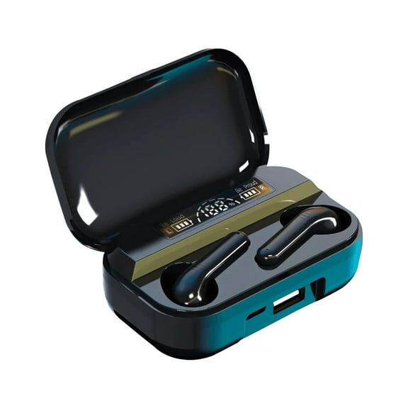 Tarmeek Bluetooth Earbud Wireless Earbuds Headphones in Ear Built in Mic IPX7 Waterproof Earphones 5.2 Bluetooth Headphones LED Power Display Playback Headset Compatible With iPhone & Android