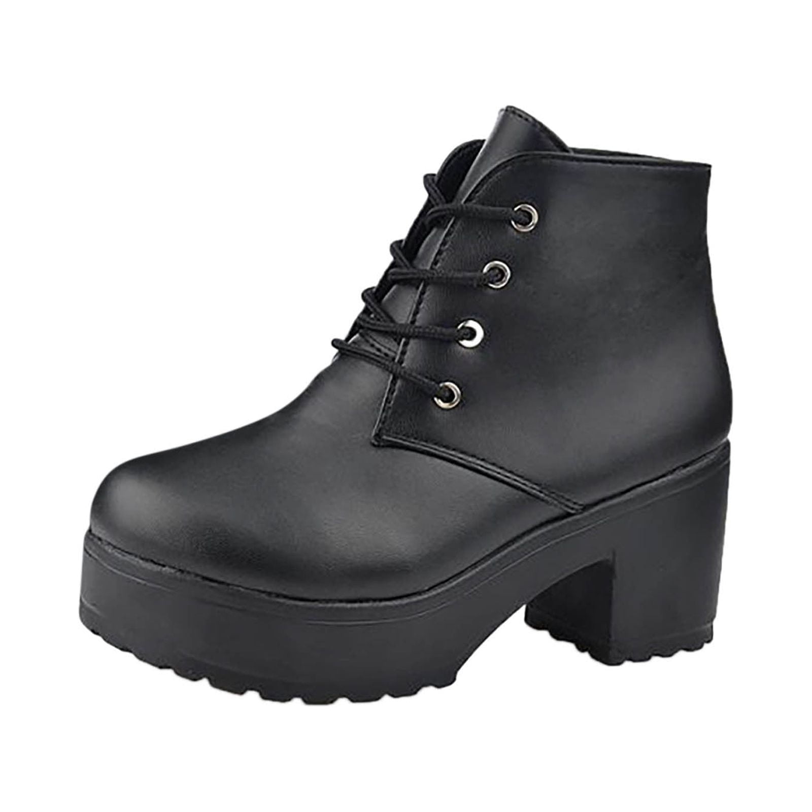 No Boundaries Women's Lace Up Motto Boot, Wide Width No Boundaries Women's Lace Up Motto Boot, Wide Width