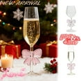 thumbnail image 1 of Tarmeek Bow Champagne Glasses for Valentine's Day, Borosilicate Crystal Toast Flutes, Romantic Gift Valentines Day Decorations Wine Glasses Creates Cozy Ambiance for Valentine's Day Dinner, 1 of 7