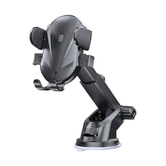 Tarmeek Car Phone Mount - Universal Adjustable Dashboard Windshield Suction Cup Holder with 360 Rotation, Strong Magnetic Grip, One Touch Release, Secure Fit for All Smartphones