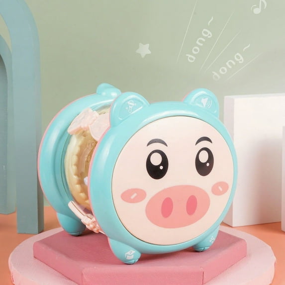 Tarmeek Carousel Drunm for 1 2 3 Year Old Toddlers, Electronic Light Music Educational Instrument Baby Toys Christmas Birthday Presents for Boys Girls Age 2 3 4 Years Old