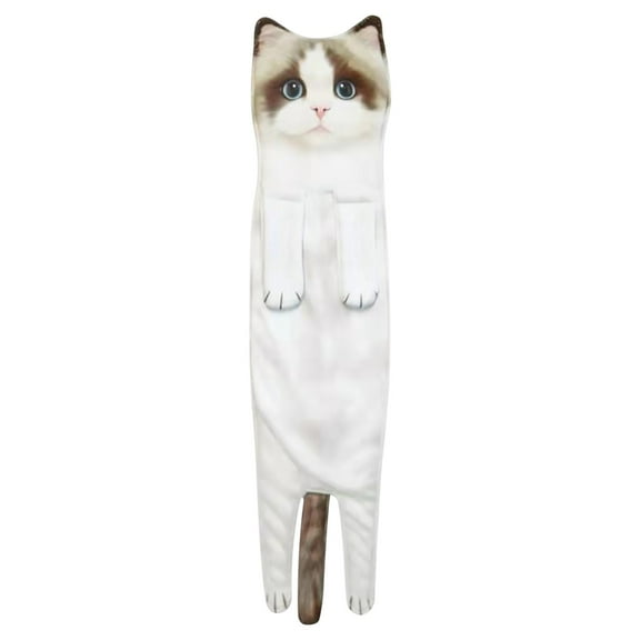 Tarmeek Cat Hand Towels for Bathroom Kitchen Decorative Cat Towel, Cat Decor Hanging Face Towels,Super Absorbent Soft, New Home Housewarming Gifts,Cat Gifts for Cat Lovers/for Women