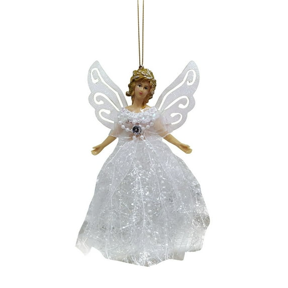 Tarmeek Christmas Decorations Indoor Outdoor Christmas Feather Angel Doll Hanging Xmas Tree Pendants Ornaments Home Decor for Home Decor Xmas Party Decoration