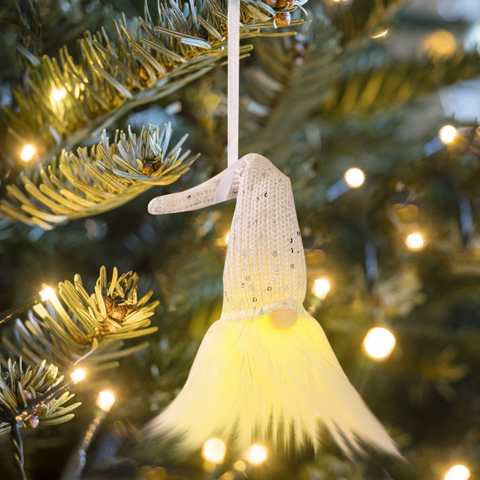 Tarmeek Christmas Decorations Indoor Outdoor on Clearance! Christmas Gnome Light Up Plush