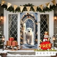 thumbnail image 1 of Tarmeek Christmas Door Cover Decorations, Cute Backdrop Front Door Cover Xmas Decor Hanging Banner, Photography Background for Home Holiday Christmas Decorations, 1 of 6