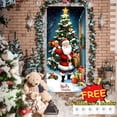 thumbnail image 1 of Tarmeek Christmas Door Cover Decorations, Santa Claus Backdrop Front Door Cover Xmas Decor Hanging Banner, Photography Background for Home Holiday Christmas Decorations, 1 of 6