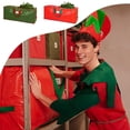 thumbnail image 1 of Tarmeek Christmas Storage Bag, Christmas Ornaments Storage Box, Storage Containers for Christmas Tree, Gift Wrapping Ribbons Bows Wrapping, Christmas Storage Box, 1 of 8